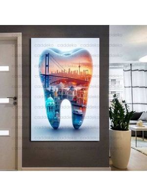 Caddeko Ağız ve Diş Polikliniği, Dişçi Tabloları Dekoratif Diş, Dekoratif Dişçi, Dişçi Dekorasyonu DSC300
