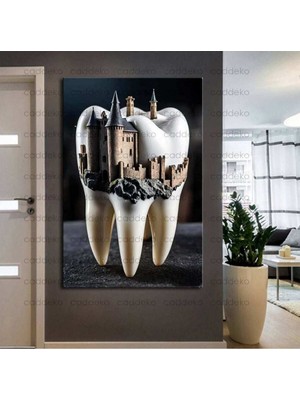 Caddeko Ağız ve Diş Polikliniği, Dişçi Tabloları Dekoratif Diş, Dekoratif Dişçi, Dişçi Dekorasyonu DSC306