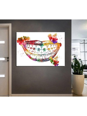 Caddeko Ağız ve Diş Sağlığı Polikliniği Tabloları Dekoratif Diş, Dekoratif Dişçi, Dişçi Dekorasyonu DSC-115
