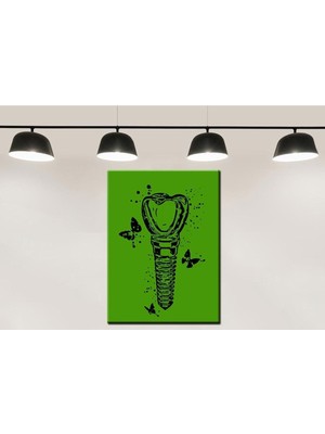 Caddeko Ağız ve Diş Sağlığı Polikliniği Tabloları Dekoratif Diş, Dekoratif Dişçi, Dişçi Dekorasyonu DSC-121