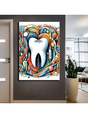 Caddeko Ağız ve Diş Polikliniği, Dişçi Tabloları Dekoratif Diş, Dekoratif Dişçi, Dişçi Dekorasyonu DSC211