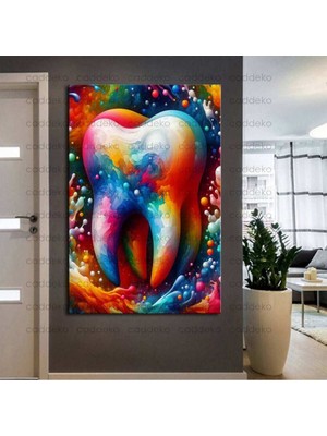 Caddeko Ağız ve Diş Polikliniği, Dişçi Tabloları Dekoratif Diş, Dekoratif Dişçi, Dişçi Dekorasyonu DSC351