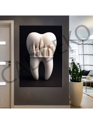 Caddeko Ağız ve Diş Polikliniği, Dişçi Tabloları Dekoratif Diş, Dekoratif Dişçi, Dişçi Dekorasyonu DSC257