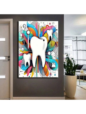 Caddeko Ağız ve Diş Polikliniği, Dişçi Tabloları Dekoratif Diş, Dekoratif Dişçi, Dişçi Dekorasyonu DSC214