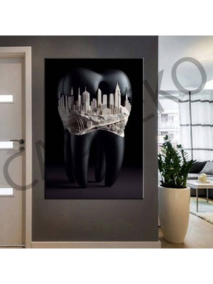 Caddeko Ağız ve Diş Polikliniği, Dişçi Tabloları Dekoratif Diş, Dekoratif Dişçi, Dişçi Dekorasyonu DSC276