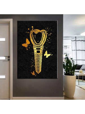 Caddeko Ağız ve Diş Sağlığı Polikliniği Tabloları Dekoratif Diş, Dekoratif Dişçi, Dişçi Dekorasyonu DSC-125