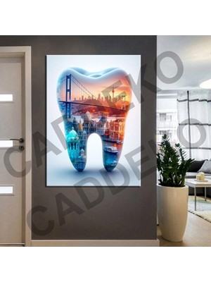 Caddeko Ağız ve Diş Polikliniği, Dişçi Tabloları Dekoratif Diş, Dekoratif Dişçi, Dişçi Dekorasyonu DSC230