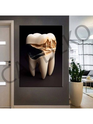 Caddeko Ağız ve Diş Polikliniği, Dişçi Tabloları Dekoratif Diş, Dekoratif Dişçi, Dişçi Dekorasyonu DSC271