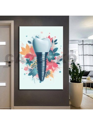 Caddeko Ağız ve Diş Polikliniği, Dişçi Tabloları Dekoratif Diş, Dekoratif Dişçi, Dişçi Dekorasyonu DSC233