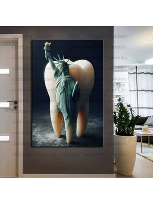 Caddeko Ağız ve Diş Polikliniği, Dişçi Tabloları Dekoratif Diş, Dekoratif Dişçi, Dişçi Dekorasyonu DSC319