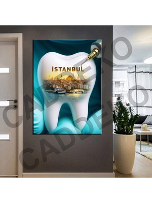 Caddeko Ağız ve Diş Polikliniği, Dişçi Tabloları Dekoratif Diş, Dekoratif Dişçi, Dişçi Dekorasyonu DSC291