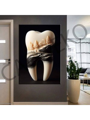 Caddeko Ağız ve Diş Polikliniği, Dişçi Tabloları Dekoratif Diş, Dekoratif Dişçi, Dişçi Dekorasyonu DSC262