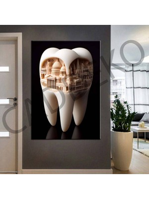 Caddeko Ağız ve Diş Polikliniği, Dişçi Tabloları Dekoratif Diş, Dekoratif Dişçi, Dişçi Dekorasyonu DSC269