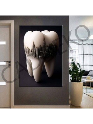 Caddeko Ağız ve Diş Polikliniği, Dişçi Tabloları Dekoratif Diş, Dekoratif Dişçi, Dişçi Dekorasyonu DSC272