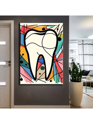 Caddeko Ağız ve Diş Polikliniği, Dişçi Tabloları Dekoratif Diş, Dekoratif Dişçi, Dişçi Dekorasyonu DSC210