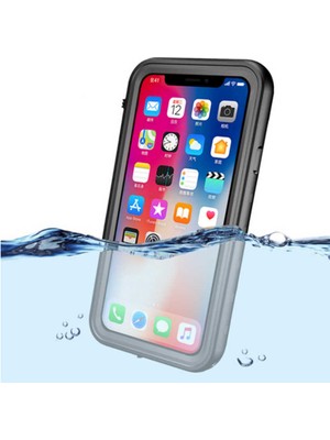 CepLab iPhone X/xs Kılıf Su ve Toz Geçirmez 360° Tam Koruma Shockproof Kapak