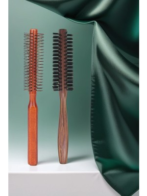 Transformacion Fön ve Tarama Fırçası Ahşap 2'li Set