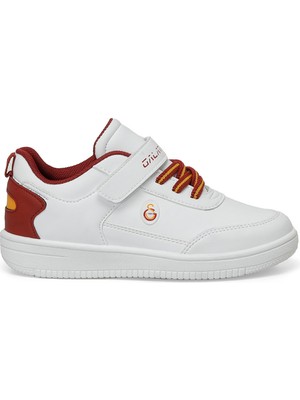 GS Cena Pu  4fx Erkek Çocuk Sneaker Beyaz Düz Tabanlı PVC Malzeme ile Rahat Kullanım Sunar