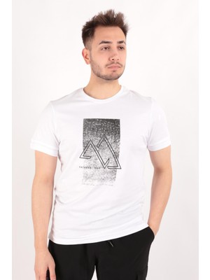 Cazador 4048 Erkek Bisiklet Yaka T-Shirt