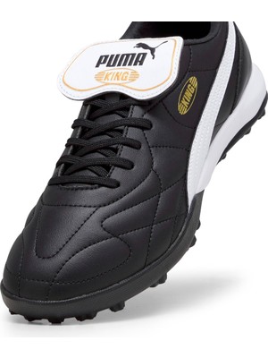 Puma King Top Tt Unisex Siyah Halı Saha Ayakkabısı