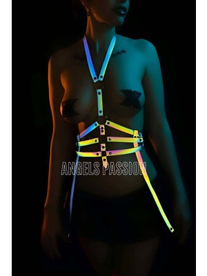 Mlvx Bayan  Iç Giyim Jartiyer Harness - Özel Tasarım Iç Giyim - 16  Blsm