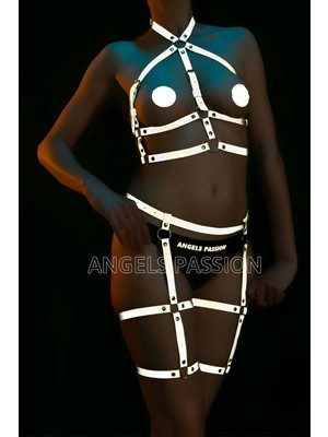 Mlvx Reflektörlü Jartiyer Harness Takım - 272  Blsm