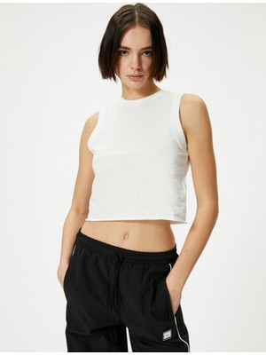 Koton Kolsuz Tişört Bisiklet Yaka Pamuklu