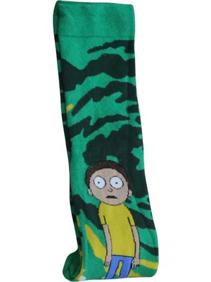 Fuddy Moda 4'lü Rick And Morty Desenli Renkli Çorap Seti