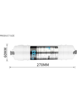 Mingjin Shop2 Udf Stili Ro Makinesi Hızlı Bağlantı T33 Hindistan Cevizi Aktif Karbon Filtre (Yurt Dışından)