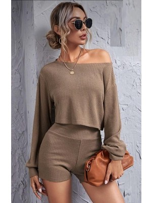 MuuBs Tween Kaşkorse Şortlu Crop Ikili Takım Hb