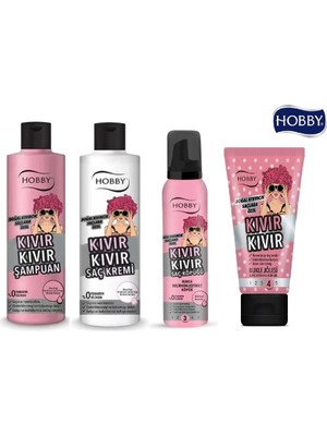 Hobby Doğal Kıvırcık Saçlara Özel Saç Bakım Seti
