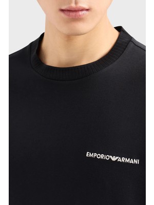 Emporio Armani Pamuklu Regular Fit Bisiklet Yaka T Shirt Erkek T Shirt 3D1TN3 1jocz 0033