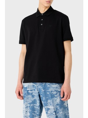 Emporio Armani Pamuklu Regular Fit Düğmeli Polo Yaka T Shirt Erkek Polo Yaka T Shirt 3D1FF2 1jtkz 0999