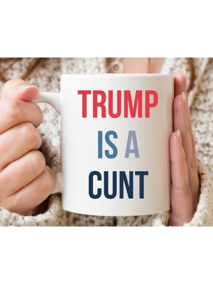Bexdore Trump A***k Kupadır, Trump Karşıtı Kahve Kupa, Komik Demokrat Hediye, Ingilizce Kupa