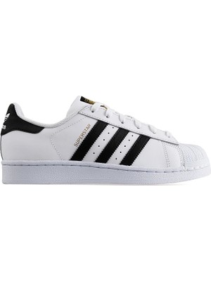 Cherry Star Adidas Superstar Beyaz Siyah Unisex Günlük Spor Ayakkabı