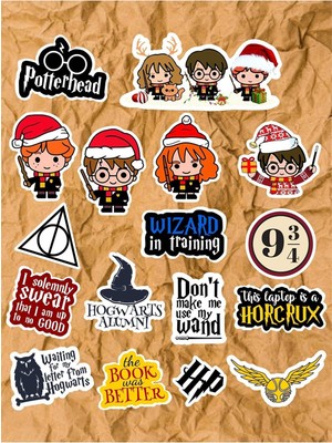 Hediyene Bak Harry Potter Laptop Notebook Tablet Sticker Seti