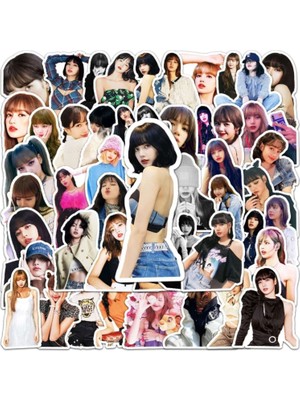 Hediyene Bak Blackpink Jisoo, Jennie, Lisa ve Rosé Laptop Notebook Tablet Sticker Seti