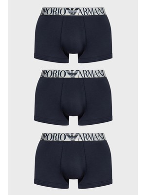 Emporio Armani Pamuklu Esnek 3 Pack Boxer Erkek Boxer 111357 4R726 40035