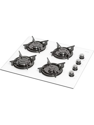 İtimat Cam Ankastre Ocak Beyaz