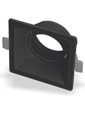 Helios Opto Tekli Kare Boş Siyah Kasa Hs 1400