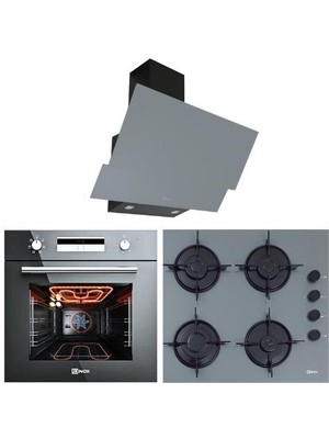 Ukinox Gri Ankaste Set ( Smart 7801 G - Dolce New - Carlo 60 )