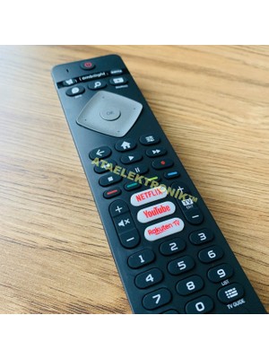 Ata Elektronik Philips Ambilight 43PUS7304 50PUS7304 55PUS7304 58PUS7304 70PUS7304 LED Tv Kumanda Netflix Rakuten