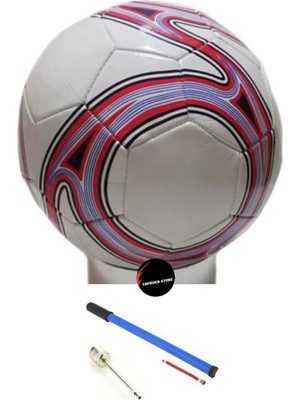 Top Rock Store Toprock Dikişli Futbol Topu Tüm Sahalara Uygun Şişirme Pompası Hediyeli