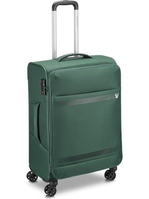 Roncato Unisex Valiz 41464257 Roncato Trolley Medıo 4r 65 cm Exp. Jazz 4.0 Verde Mılıtare