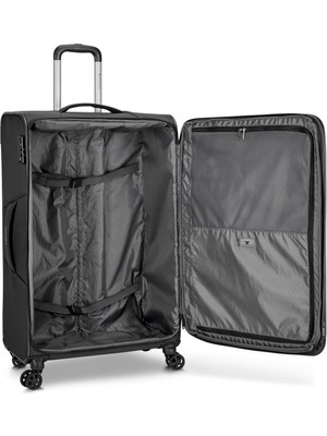 Roncato Unisex Valiz 41464101 Roncato Trolley Grande 4r 78 cm Exp. Jazz 4.0 Nero