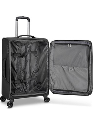 Roncato Unisex Valiz 41464201 Roncato Trolley Medıo 4r 65 cm Exp. Jazz 4.0 Nero