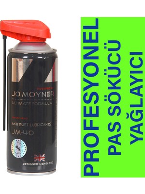 Jo Moyner 450ML Designed In Uk Profesyonel Pas Sökücü ve Yağlayıcı Sprey JM40H