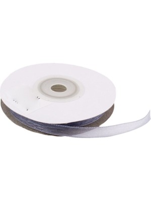 Depposite Organze Kurdele 6 mm - 22 Metre Gümüş