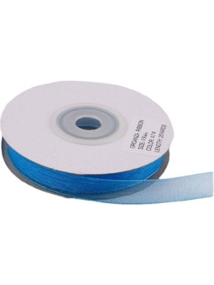 Depposite Organze Kurdele 10 mm - 22 Metre Turkuaz