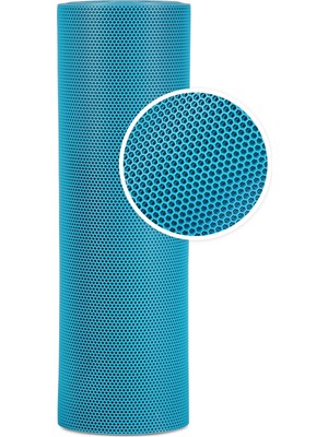 TBM Plastik Kaydırmaz Turkuaz Bal Petek Paspas EN:120cm 120 x 350 cm